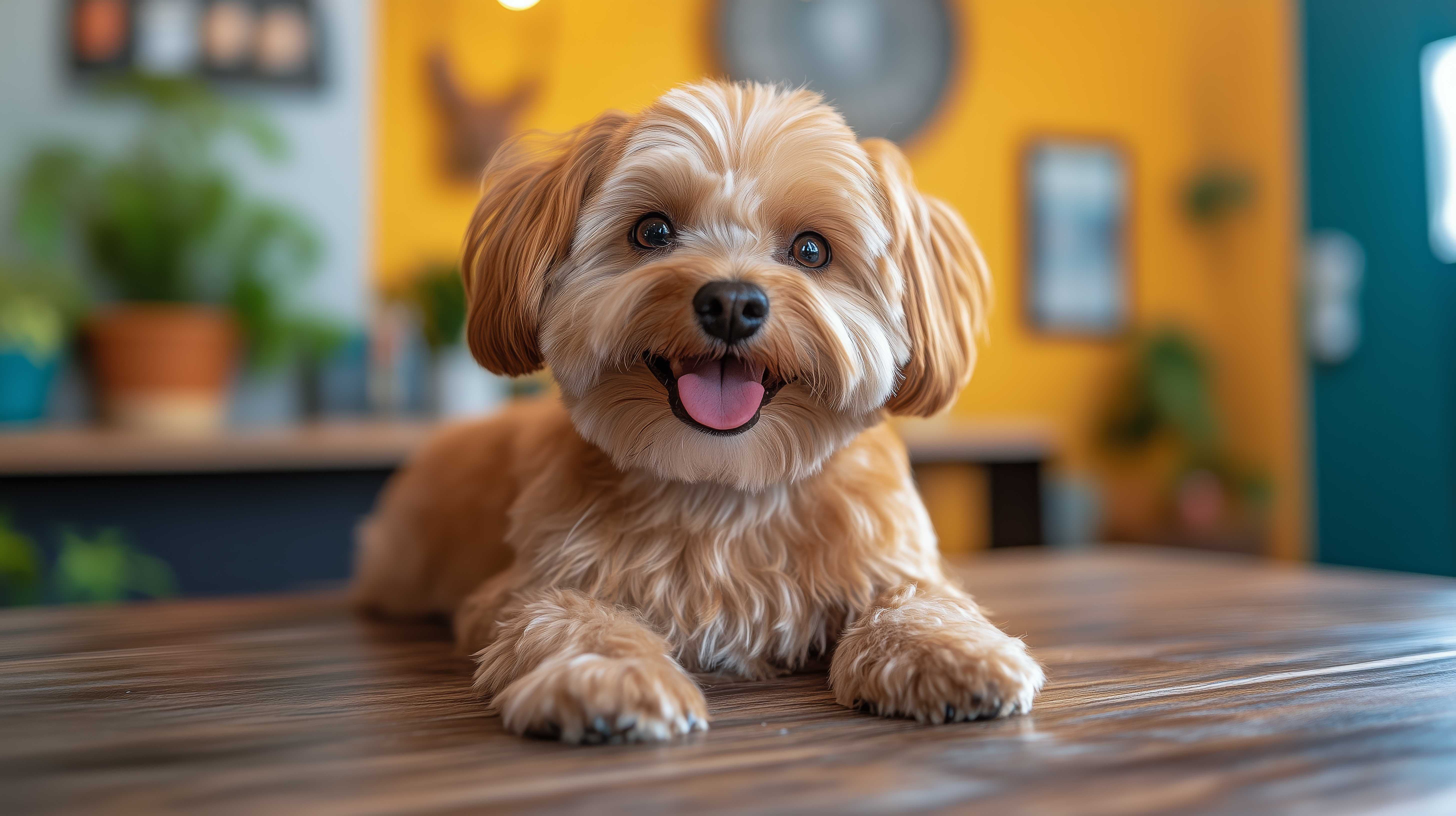White fluffy cat portrait